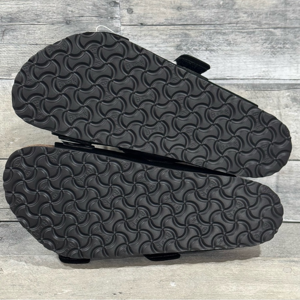 BIRKENSTOCK Uji Nubuck-Suede Leather Sandals in Black - Sz - 11-11.5 US / 44 EU - Picture 8 of 8